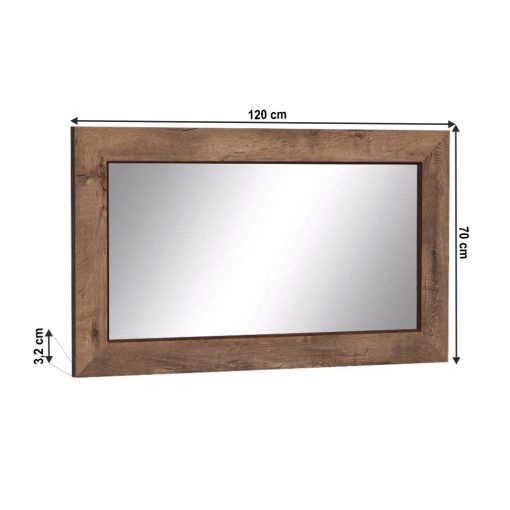 Tükör ,tölgyfa lefkas, TEDY Typ T17