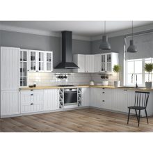 alsószekrény D40, jobbos, fehér/sosna andersen, PROVANCE