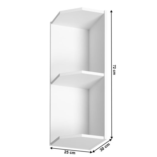 Polcos felsőszekrény G25P, fehér, PROVANCE