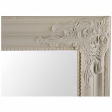 Tükör, krém színű fa keret, MALKIA tip 12