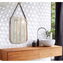 Tükör, természetes bambusz, LEMI 2