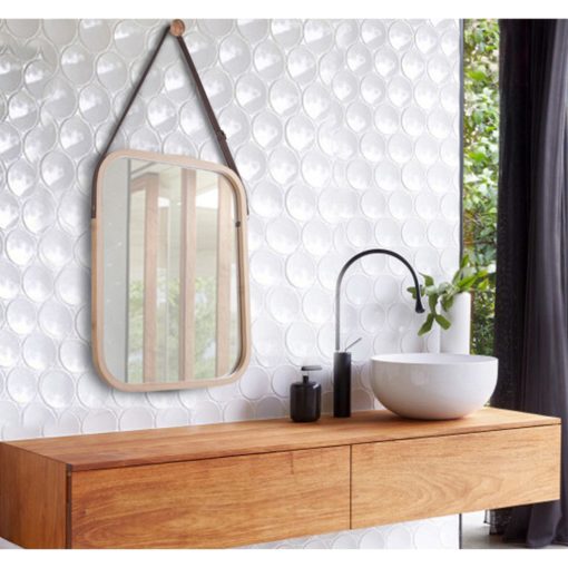 Tükör, természetes bambusz, LEMI 2