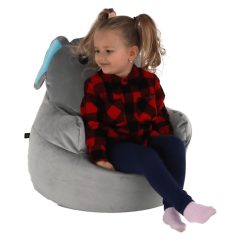 Babzsák, szürke szövet, BABY TYP 2