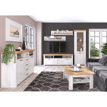 Tükör W, tölgy craft fehér, SUDBURY