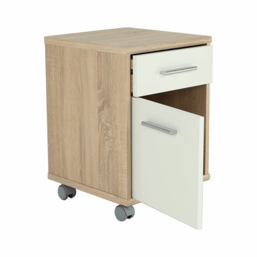 Irodai konténer, sonoma tölgy/fehér, JOHAN 2 NEW 07