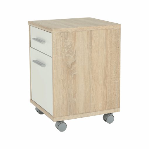 Irodai konténer, sonoma tölgy/fehér, JOHAN 2 NEW 07