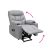 Állítható masszázs fotel, világosszürke, HUDSON